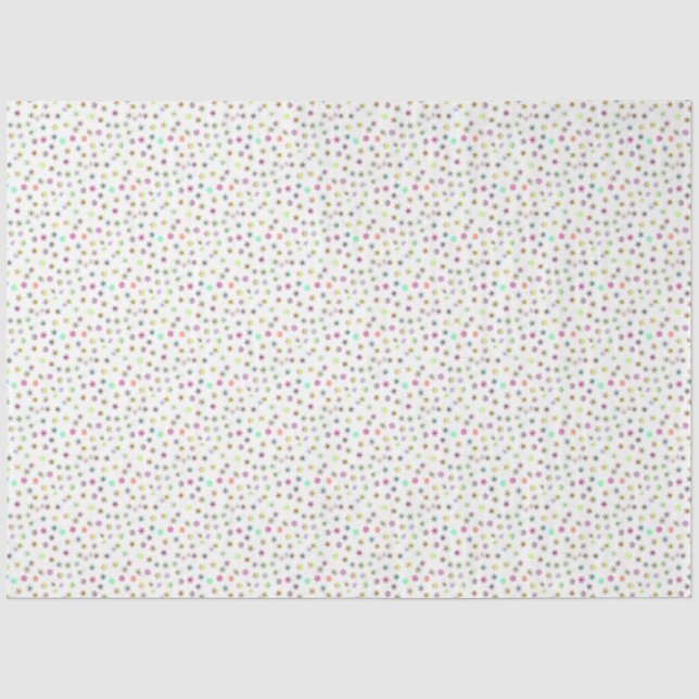 Mousseline Papier Tissu De Snowflac (Recto)