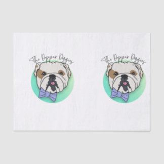 Mousseline Papier Tissu Doggies Dapper