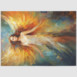 Mousseline Papier Tissu Ethereal Angel Decoupage