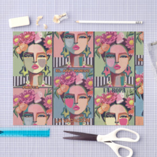 Mousseline Papier Tissu Fiesta