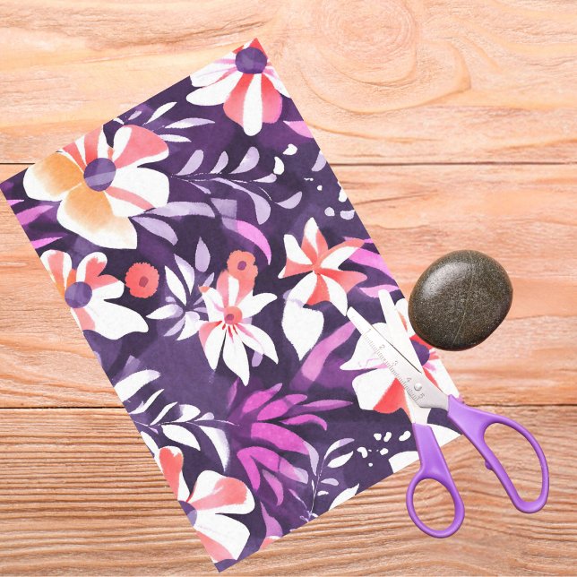 Mousseline Papier Tissu Fleur Douceur (Créateur téléchargé)