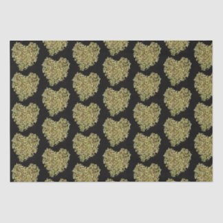Mousseline Papier Tissu Floral Hydrangea Heart