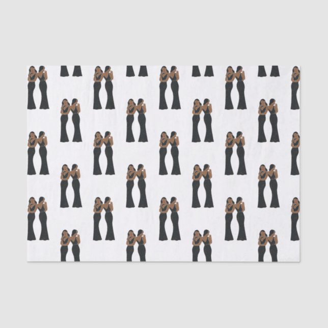 Mousseline Papier Tissu Gemini Zodiac (Recto)