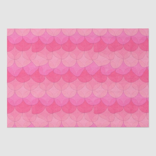 Mousseline Papier Tissu Géométrique Vide (Recto)