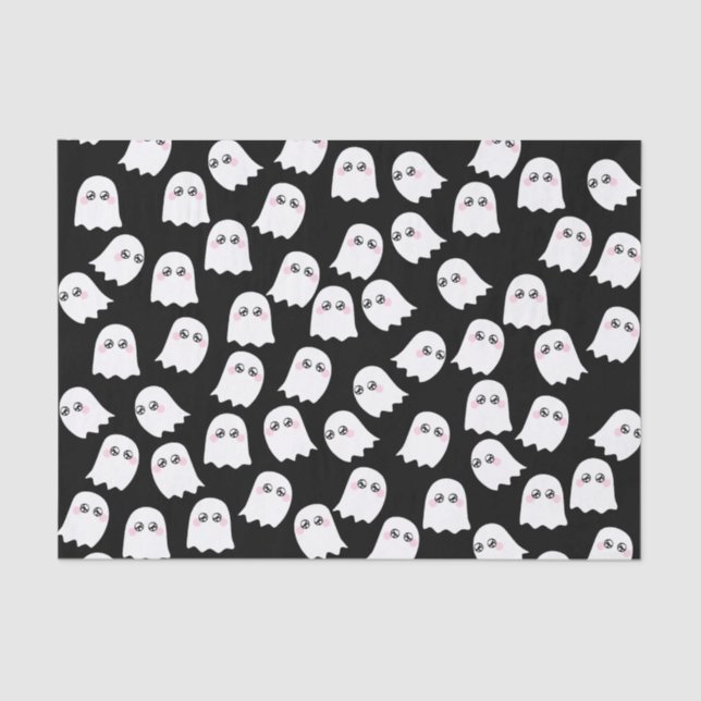 Mousseline Papier Tissu Ghosts (Recto)