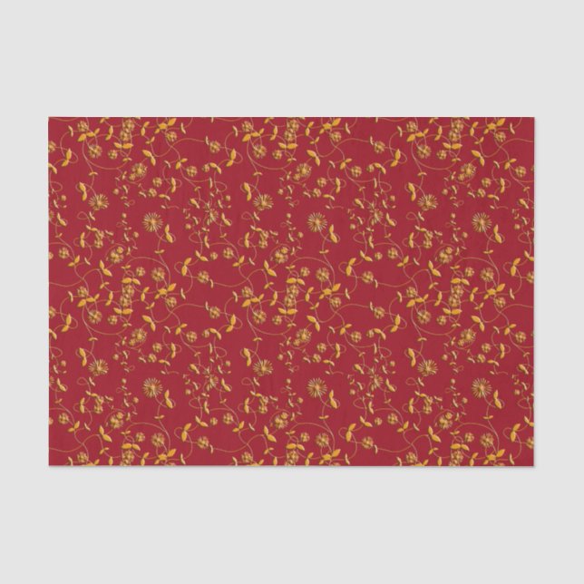 Mousseline Papier Tissu Gold Swils (Recto)