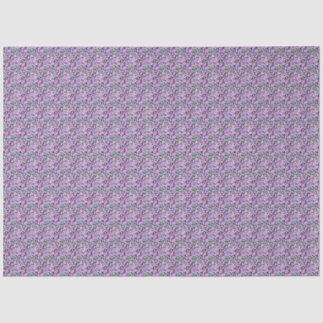 Mousseline Papier Tissu Graphique & Moss (Recto)