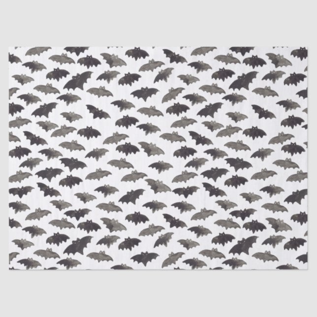 Mousseline Papier Tissu Halloween (Recto)