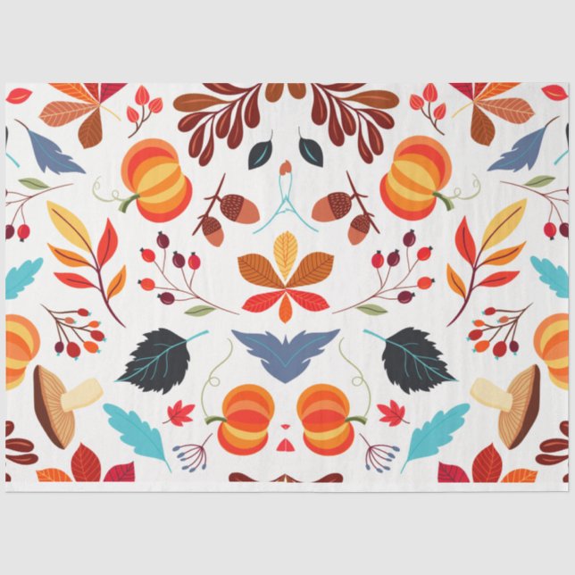 Mousseline Papier Tissu Happy Colors (Recto)