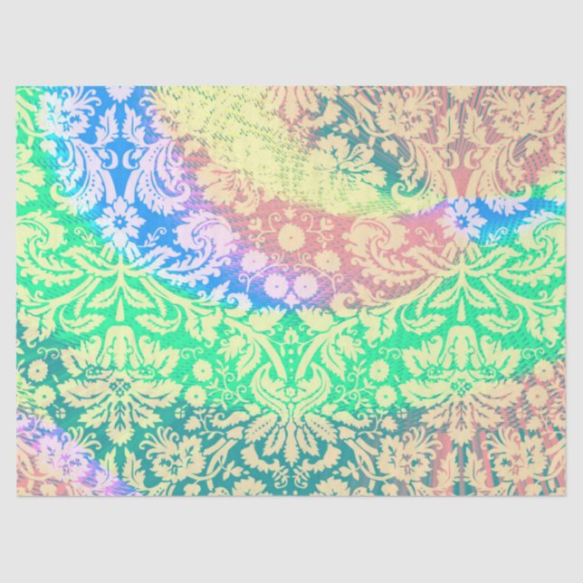 Mousseline Papier tissu Hippie (Recto)