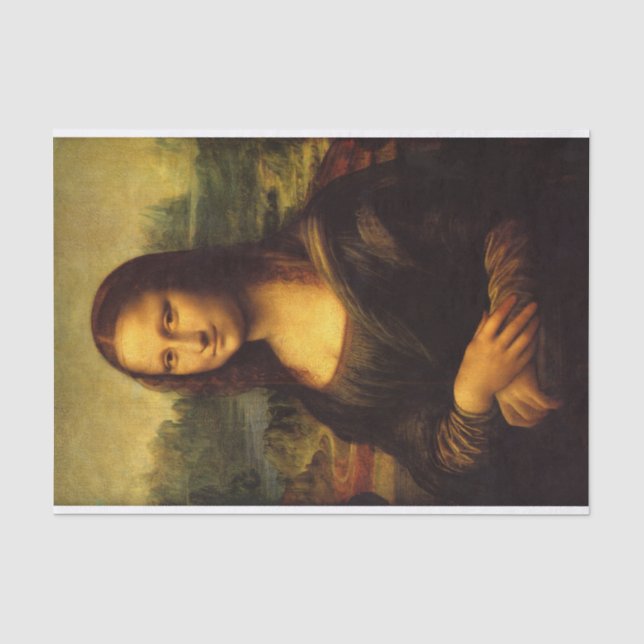 Mousseline Papier Tissu Lady Smiles (Recto)
