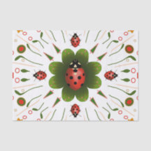 Papier Tissu Ladybug