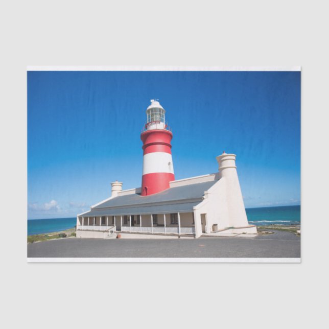 Mousseline Papier Tissu Lighthouse (Recto)