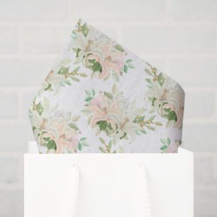 Mousseline Papier Tissu Lily