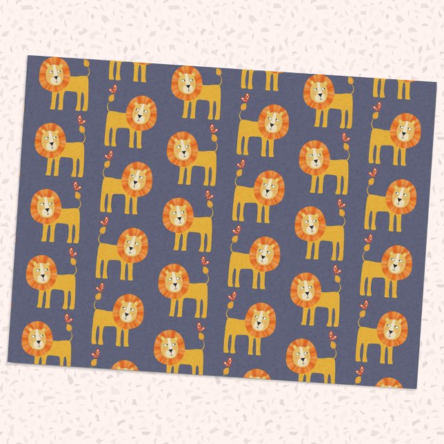 Mousseline Papier Tissu Lion mou (Créateur téléchargé)