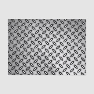 Mousseline Papier Tissu métallique argenté