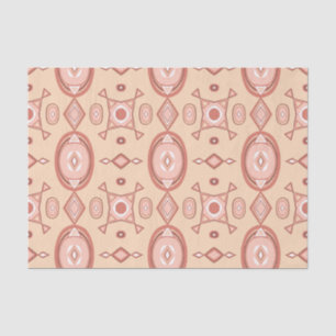 Mousseline Papier Tissu Motif Géométrique Terme Chaud