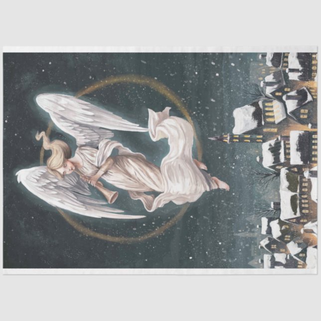 Mousseline Papier Tissu Nocturne Silencieux (Recto)