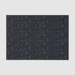 Mousseline Papier Tissu Nordique De Nuit
