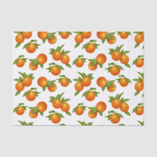 Mousseline Papier Tissu Orange