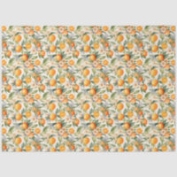 Papier Tissu Orange Blossom