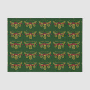 Mousseline Papier Tissu Pin Pin Or