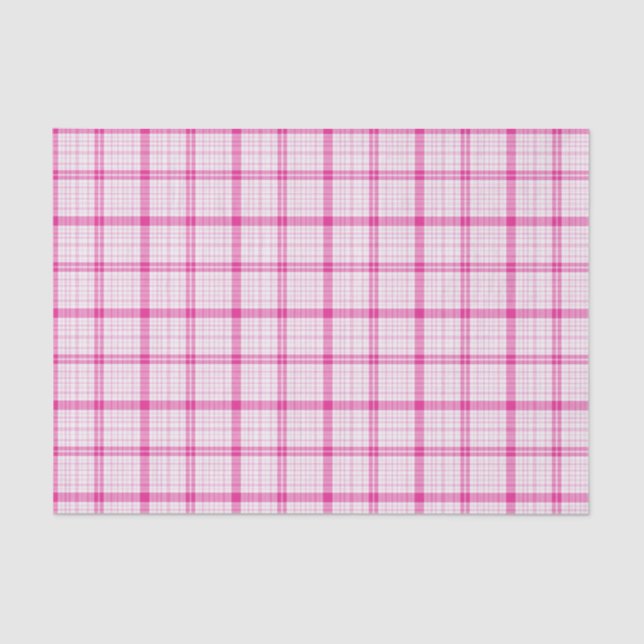 Mousseline Papier Tissu Pink Plat (Recto)