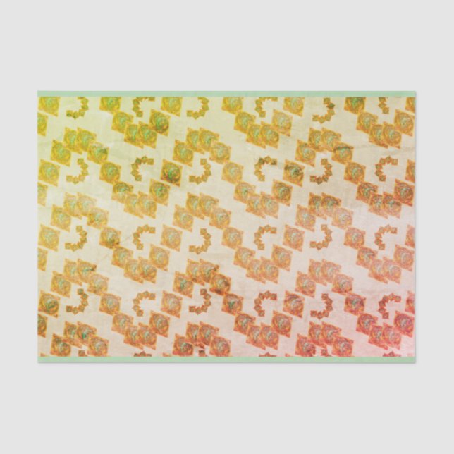 Mousseline Papier Tissu Pisces (Recto)