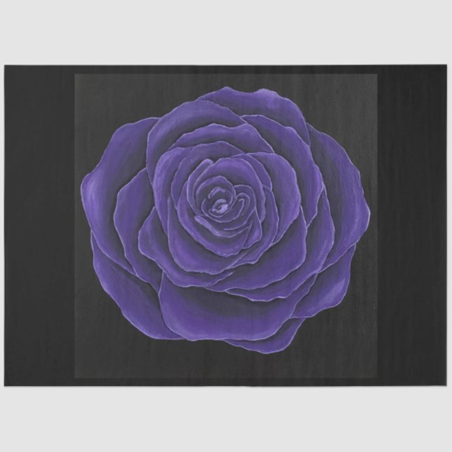 Mousseline Papier Tissu Rose violet (Recto)