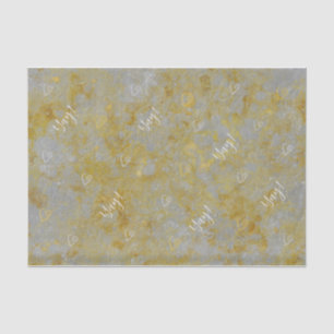 Mousseline Papier Tissu Silver Lining