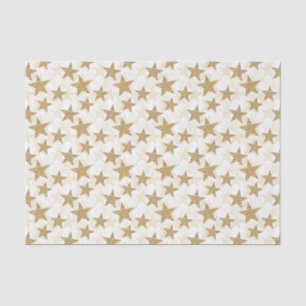 Mousseline Papier Tissu Star brillant
