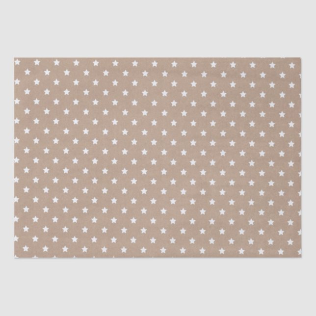 Mousseline Papier Tissu Stars (Recto)