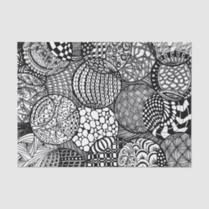 Mousseline Papier Tissu Tissus Tangled Designs