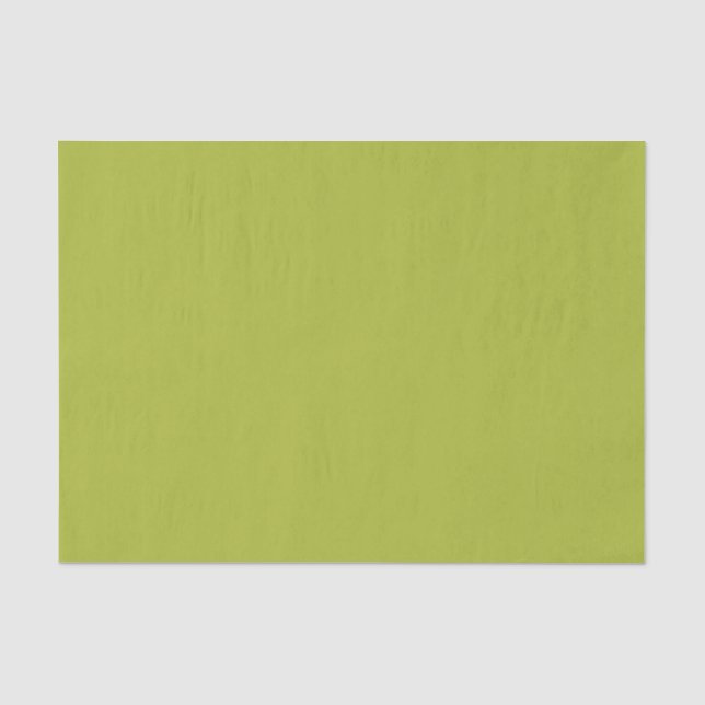Mousseline Papier Tissu Vert Avocado (Recto)