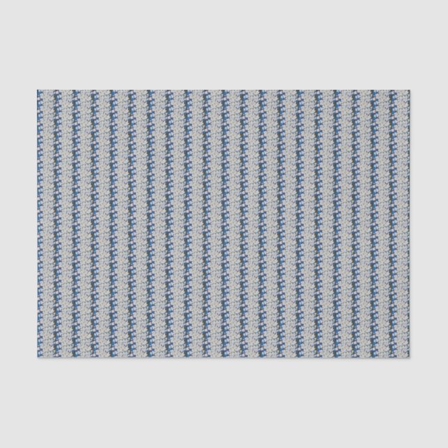 Mousseline Papier Tissu Vertical Pinstripes (Recto)
