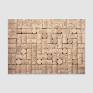 Mousseline Papier Tissu Vin Corks