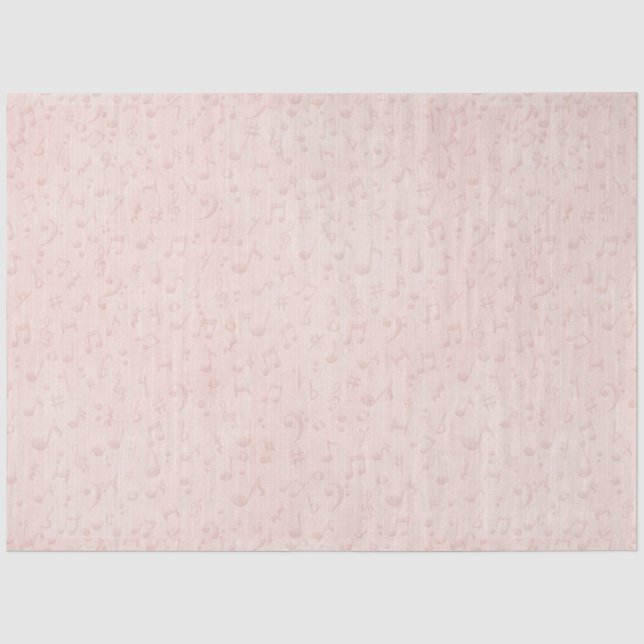 Mousseline Papier tissue Série Rose Shabby Chic Design 4 (Recto)
