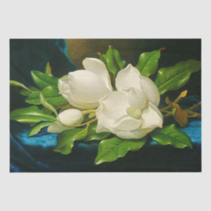 Mousseline Papier tissulaire en fleurs de Magnolia géantes de