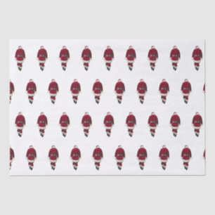 Mousseline Papier Tissus de la clause Santa