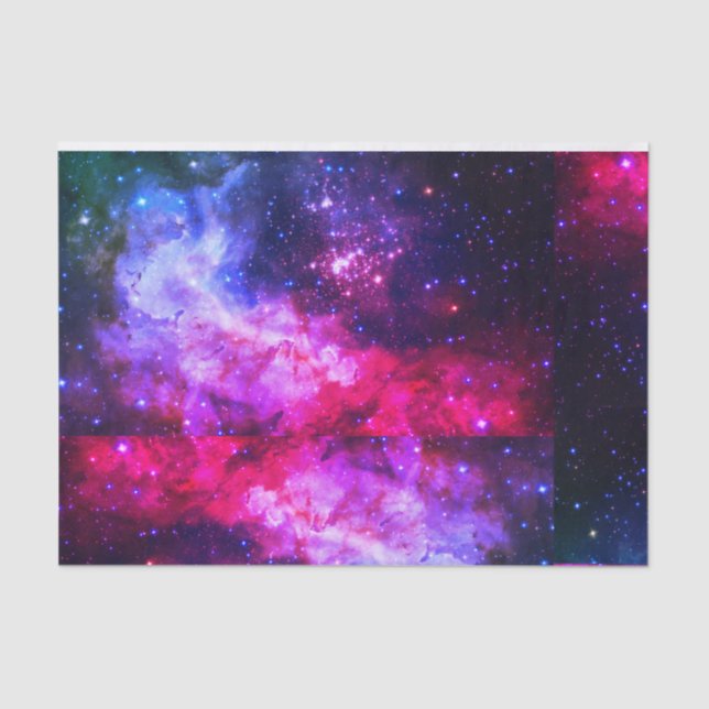 Mousseline Papier Tissus de l'espace (Recto)