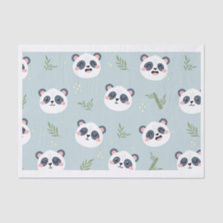 Mousseline Papier Tissus Panda