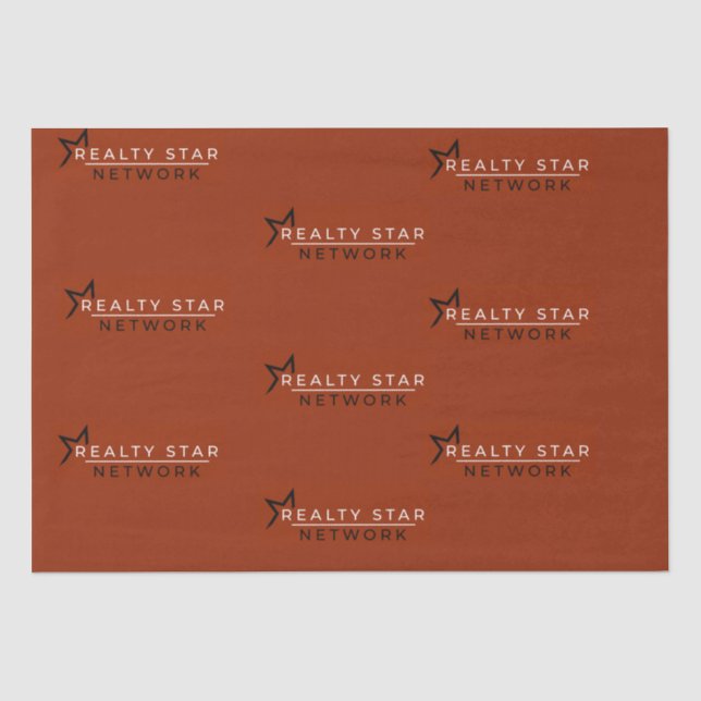 Mousseline Papier Tissus Realty Star (Recto)