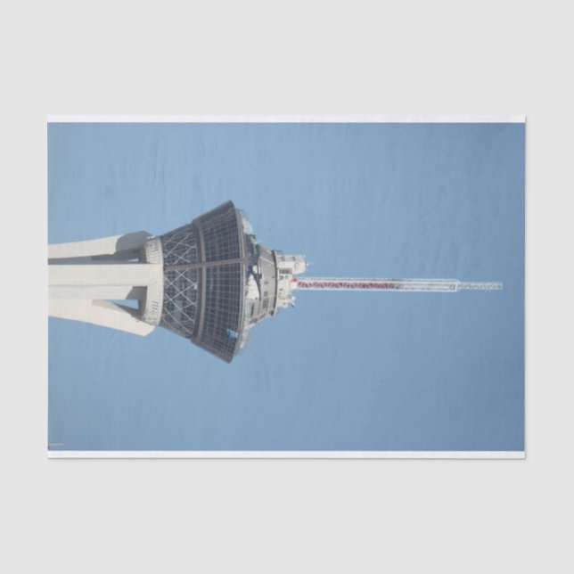 Mousseline Papier Tissus Stratosphère Tower (Recto)