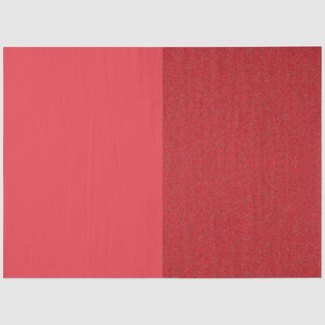 Mousseline Papier tomate rouge Tissu - Split doux et éclaté (Recto)