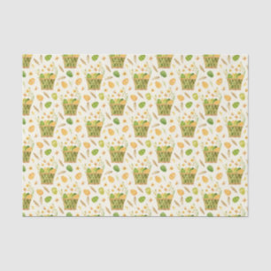 Mousseline Pâques Panier papier Tissu - mignon