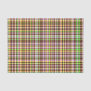 Mousseline Pastels au chocolat Plaid 9 TISSUE PAPIER WRAP