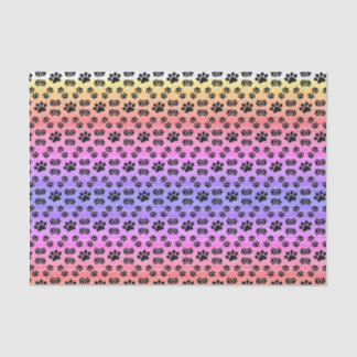 Mousseline Patrouilles de marionnettes en arc-en-ciel, papier