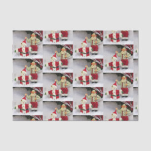 Mousseline Père Noël construit un papier de tissus pour moton