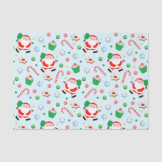Mousseline Pickball Noël Vacances Tissu Papier