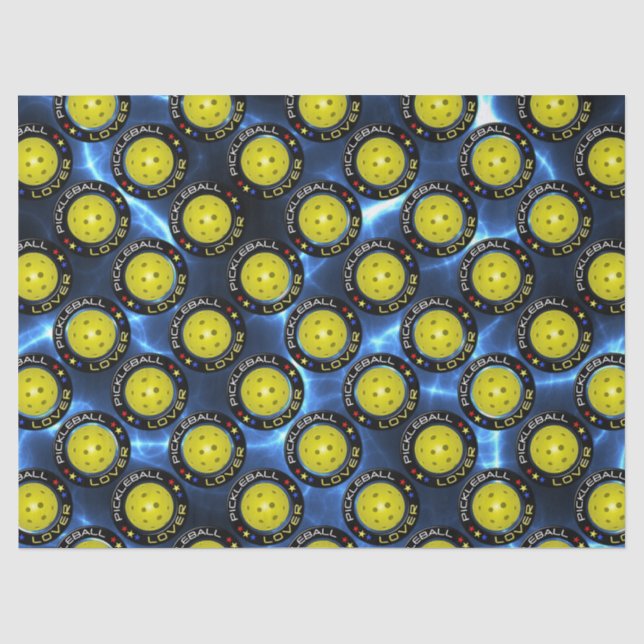 Mousseline Pickleball Lover 1 Options Papier de poche (Recto)
